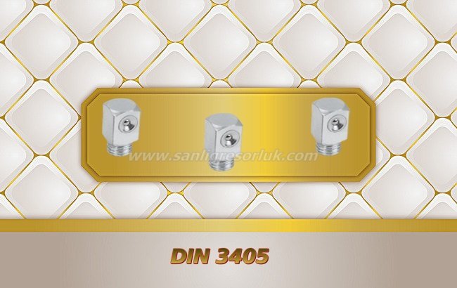 Çukur Başlı Eğri Tip Dişli Gresörlük 90 ° Din 3405